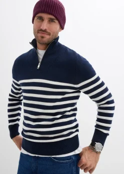 bonprix Pull camionneur doux en coton mélangé|Homme Pulls & Gilets