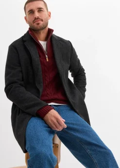 bonprix Pull camionneur en grosse maille torsadée|Homme Pulls & Gilets