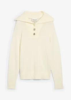 Femme bonprix Premium|Pulls & Gilets|Pull camionneur en laine mérinos