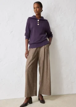 bonprix Pull camionneur en laine mérinos|Femme Premium|Pulls & Gilets