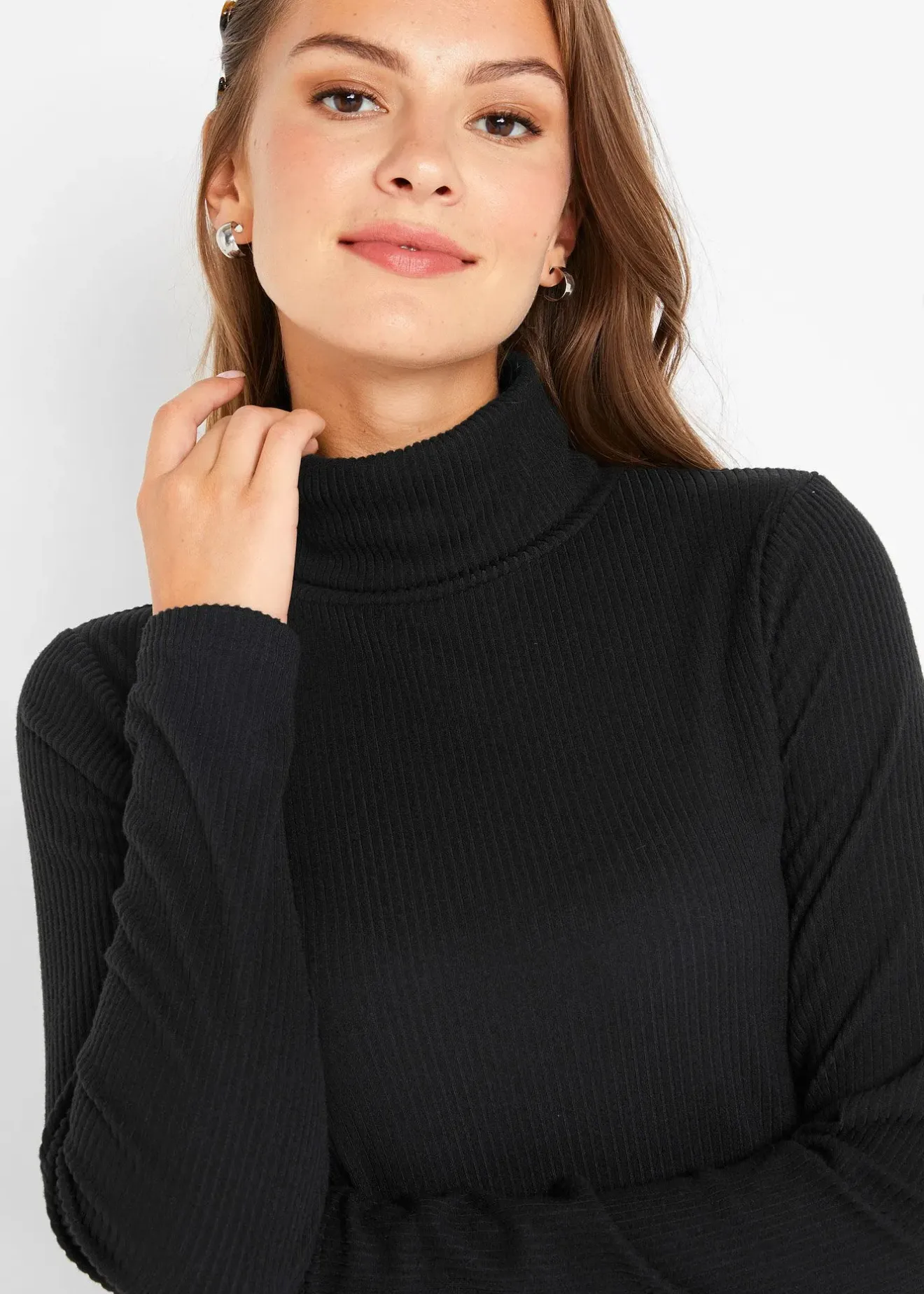 Femme bonprix Vêtements Thermiques|T-Shirts & Tops|Pull chaud à col roulé