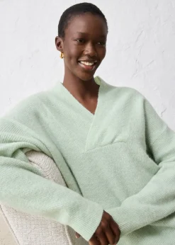 bonprix Pull chaud en alpaga mélangé|Femme Maille|Premium