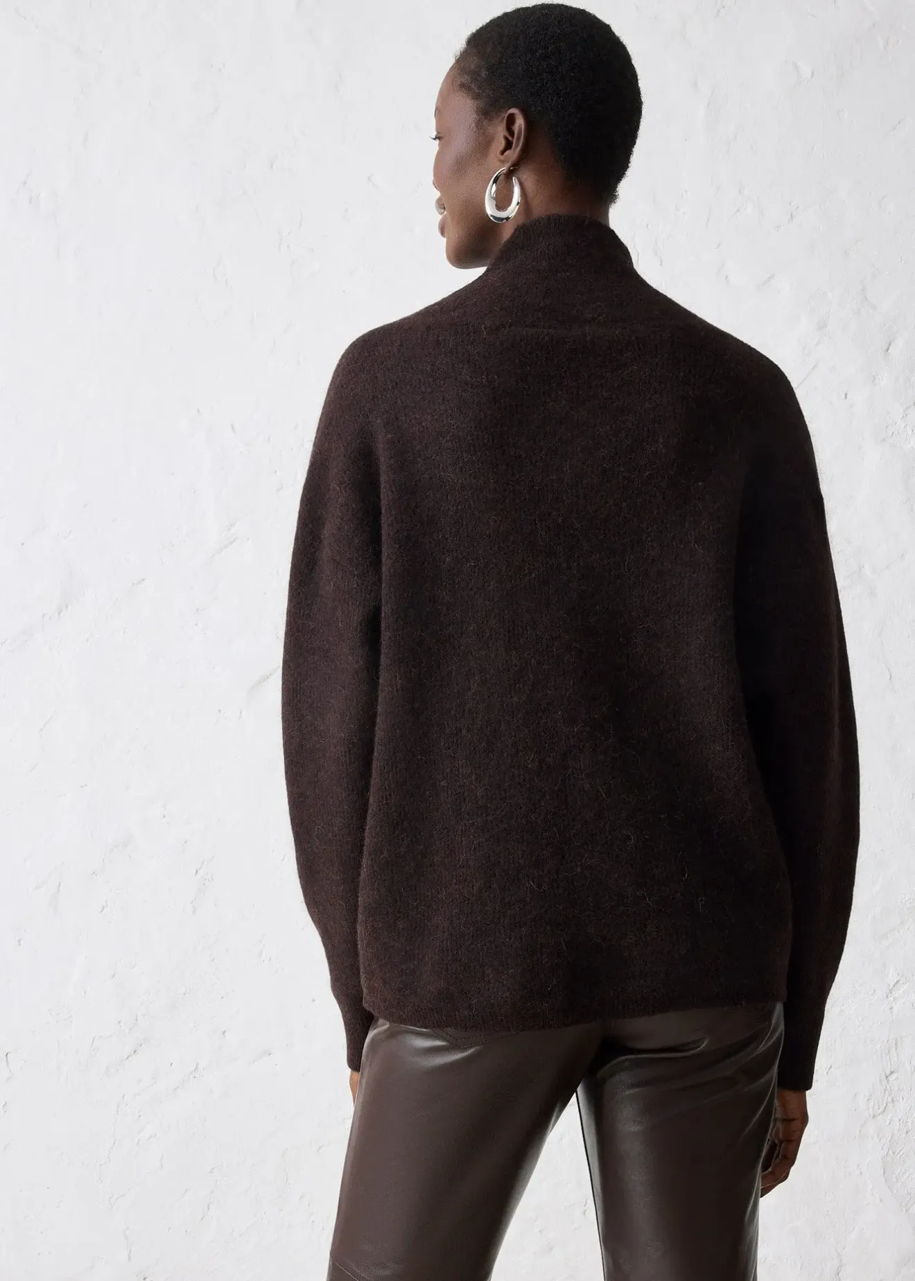 Femme bonprix Maille|Premium|Pull chaud en alpaga mélangé