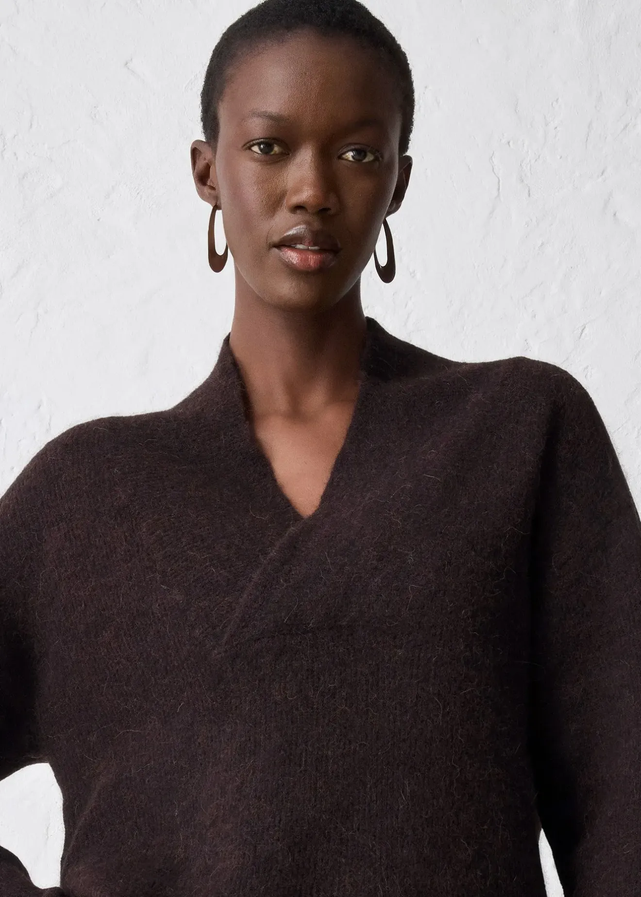 Femme bonprix Maille|Premium|Pull chaud en alpaga mélangé