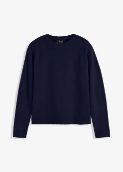 bonprix Pull col rond à épaules descendues|Femme Maille|Pulls & Gilets