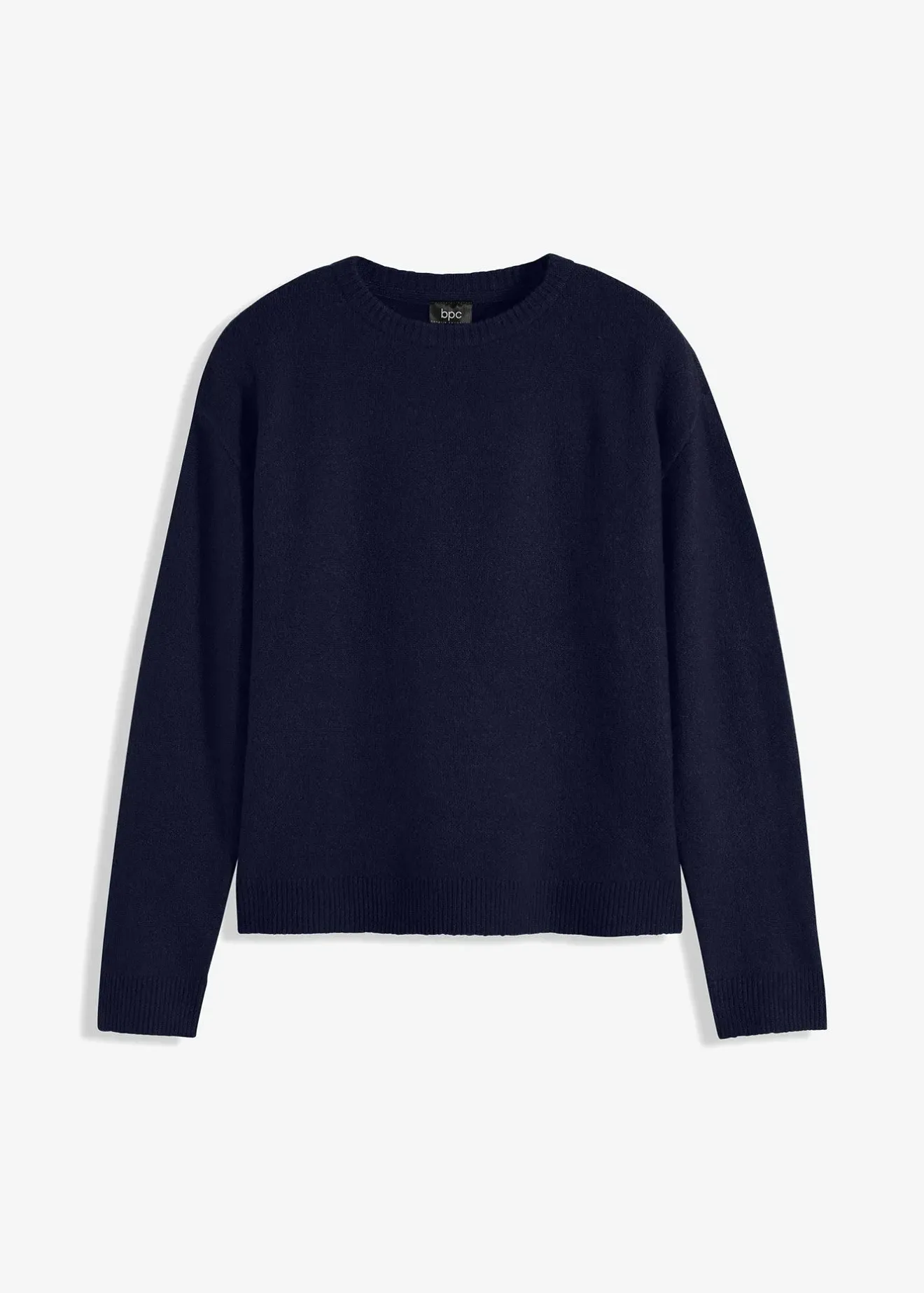 bonprix Pull col rond à épaules descendues|Femme Maille|Pulls & Gilets