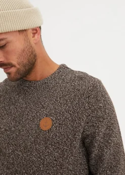 Homme bonprix Pulls & Gilets|Pull col rond en coton mélangé