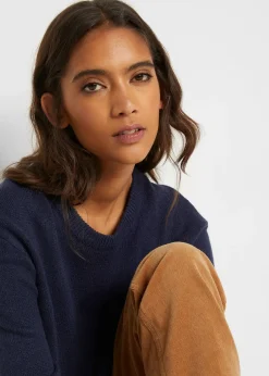 bonprix Pull col rond en maille|Femme Maille|Basiques