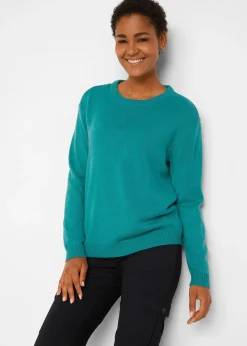 bonprix Pull col rond en maille|Femme Maille|Basiques