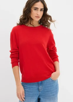 bonprix Pull col rond en maille|Femme Maille|Basiques