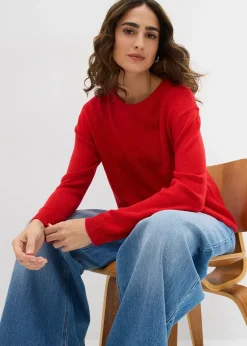 bonprix Pull col rond en maille|Femme Maille|Basiques