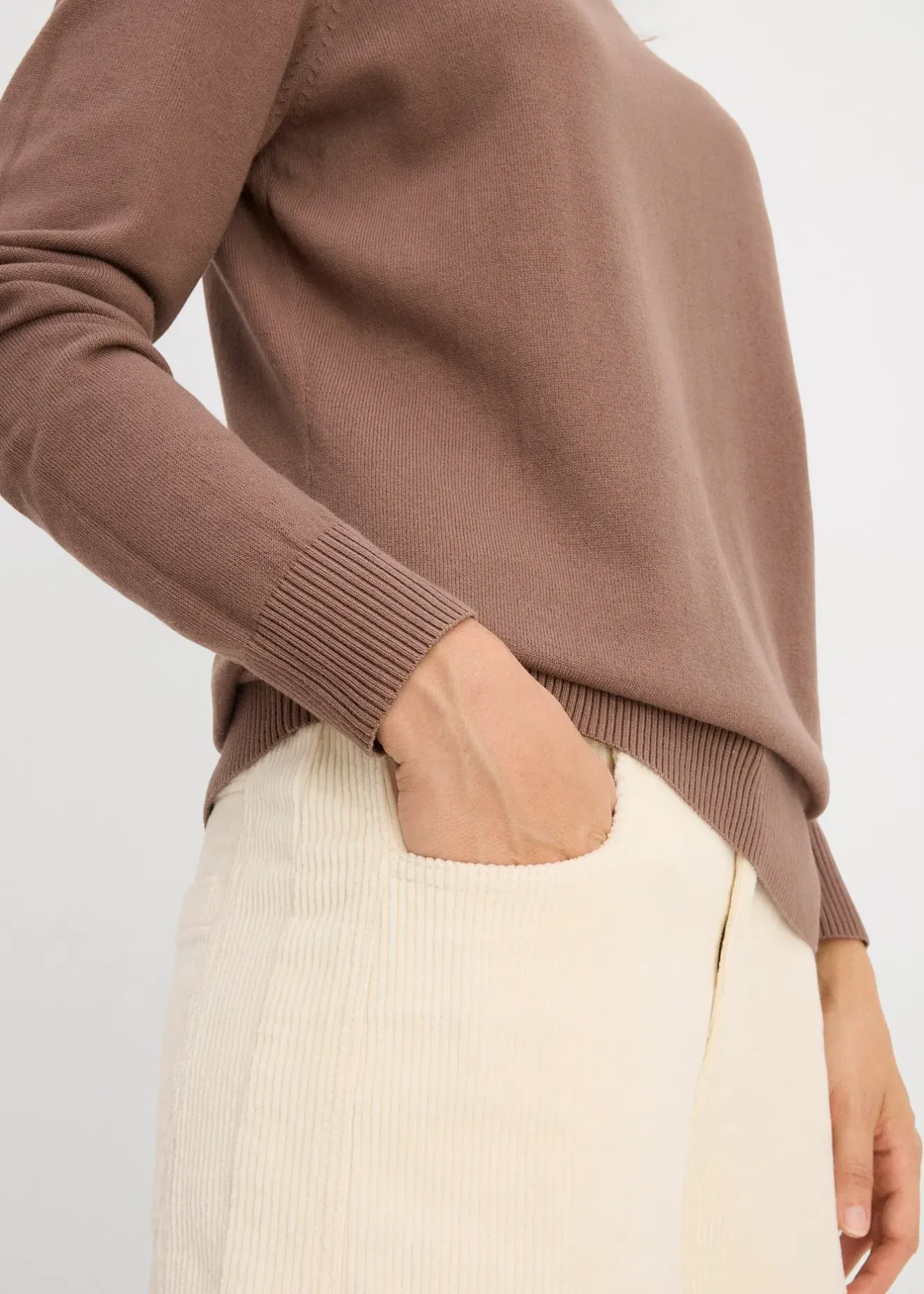 bonprix Pull col roulé|Femme Maille|Basiques