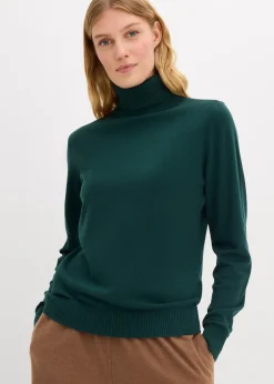 bonprix Pull col roulé|Femme Maille|Basiques