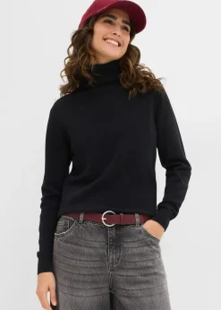 bonprix Pull col roulé|Femme Maille|Basiques