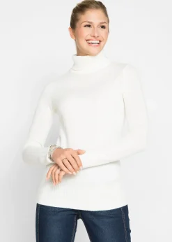 bonprix Pull col roulé basique|Femme Maille|Basiques