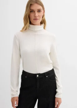 bonprix Pull col roulé doux|Femme Maille|Pulls & Gilets