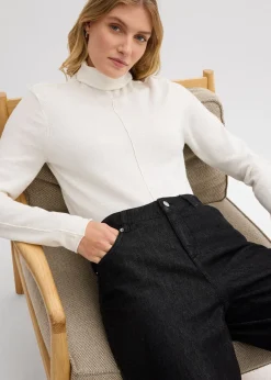 bonprix Pull col roulé doux|Femme Maille|Pulls & Gilets