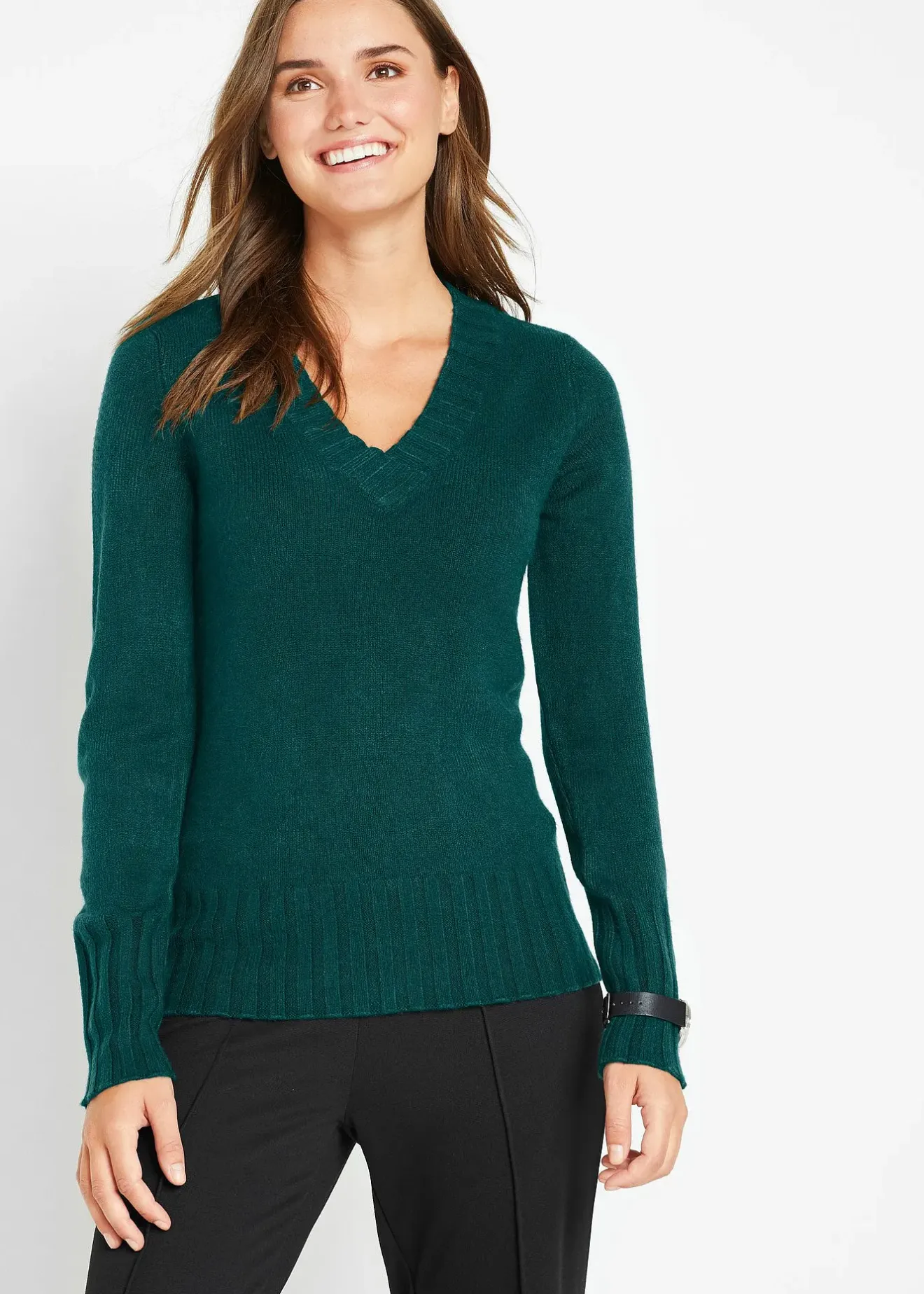 bonprix Pull col V|Femme Maille|Pulls & Gilets