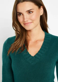 bonprix Pull col V|Femme Maille|Pulls & Gilets