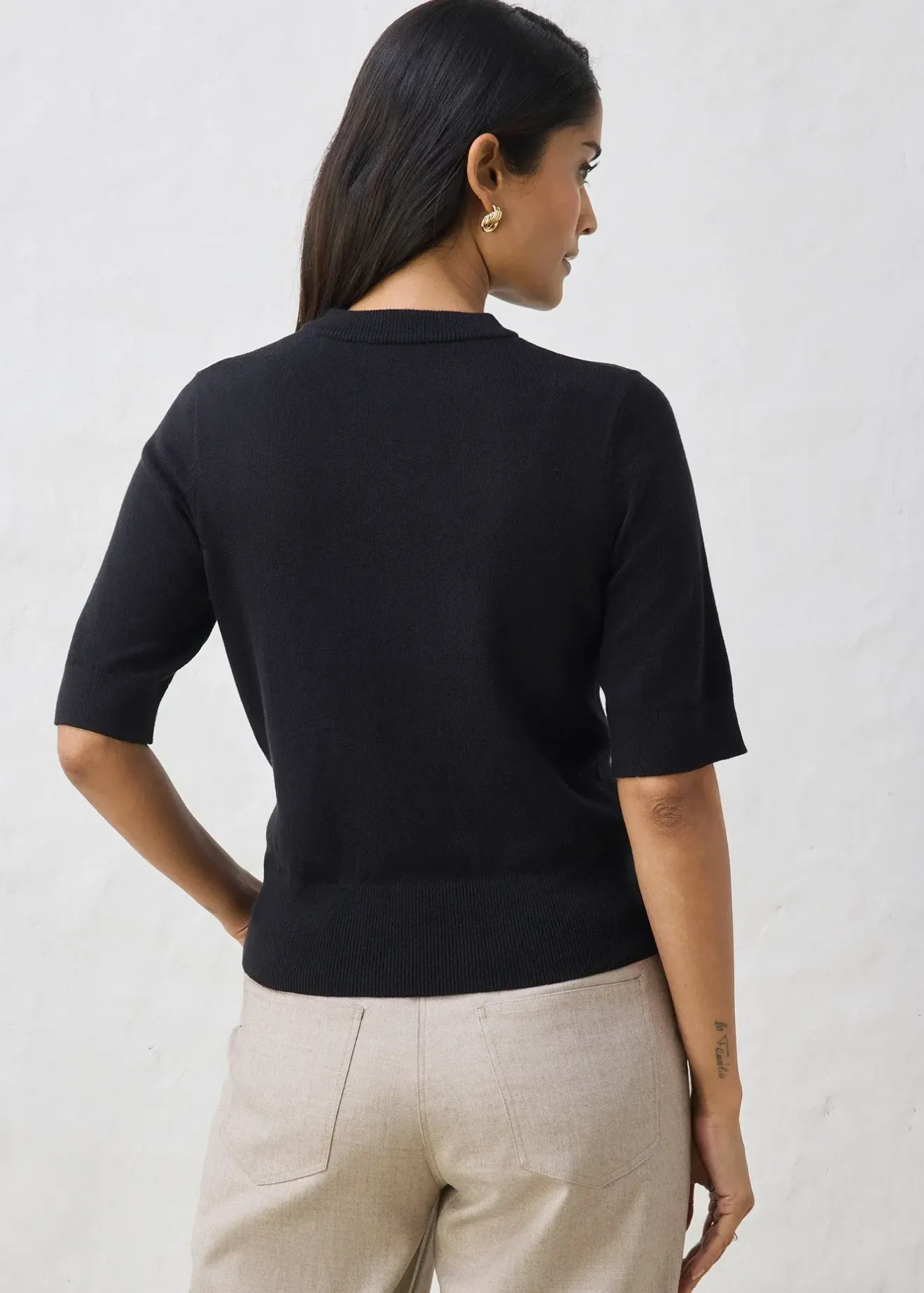 bonprix Pull coton et soie|Femme Maille|Premium