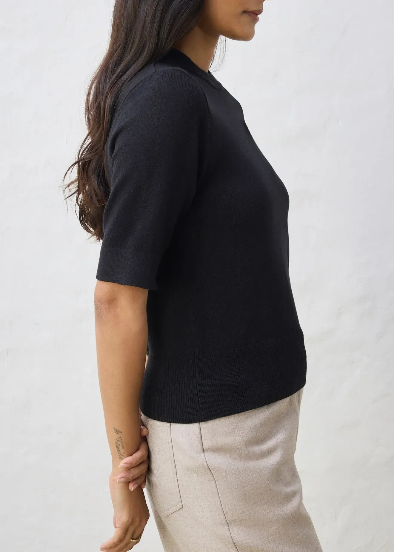 bonprix Pull coton et soie|Femme Maille|Premium