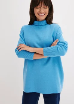 bonprix Pull côtelé 100% coton|Femme Maille|Pulls & Gilets