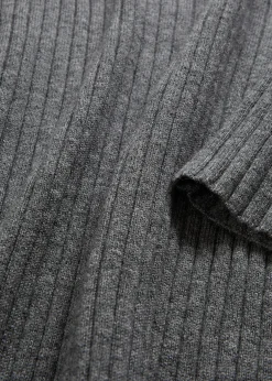 bonprix Pull côtelé en laine mérinos|Femme Maille|Premium