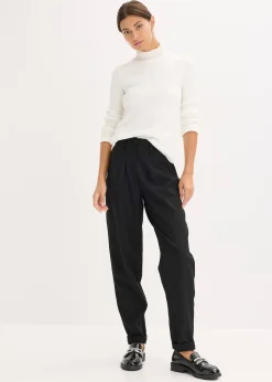 Femme bonprix Maille|Pulls & Gilets|Pull côtelé en viscose mélangée fluide