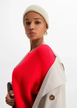 bonprix Pull côtelé oversize|Femme Maille|Pulls & Gilets