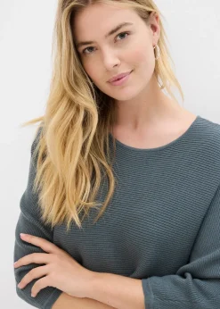 Femme bonprix Maille|Pulls & Gilets|Pull côtelé oversize