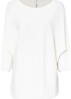 bonprix Pull côtelé oversize|Femme Maille|Pulls & Gilets