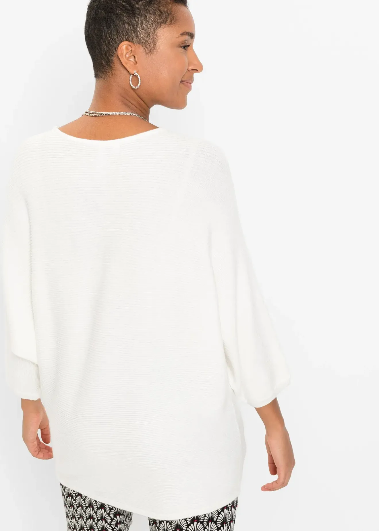 bonprix Pull côtelé oversize|Femme Maille|Pulls & Gilets