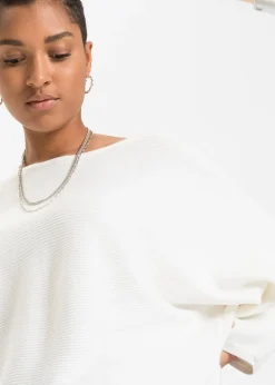 bonprix Pull côtelé oversize|Femme Maille|Pulls & Gilets