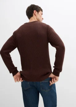 bonprix Pull côtelée|Homme Pulls & Gilets