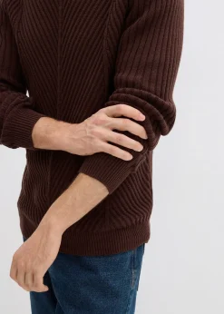 bonprix Pull côtelée|Homme Pulls & Gilets