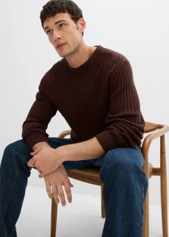 bonprix Pull côtelée|Homme Pulls & Gilets