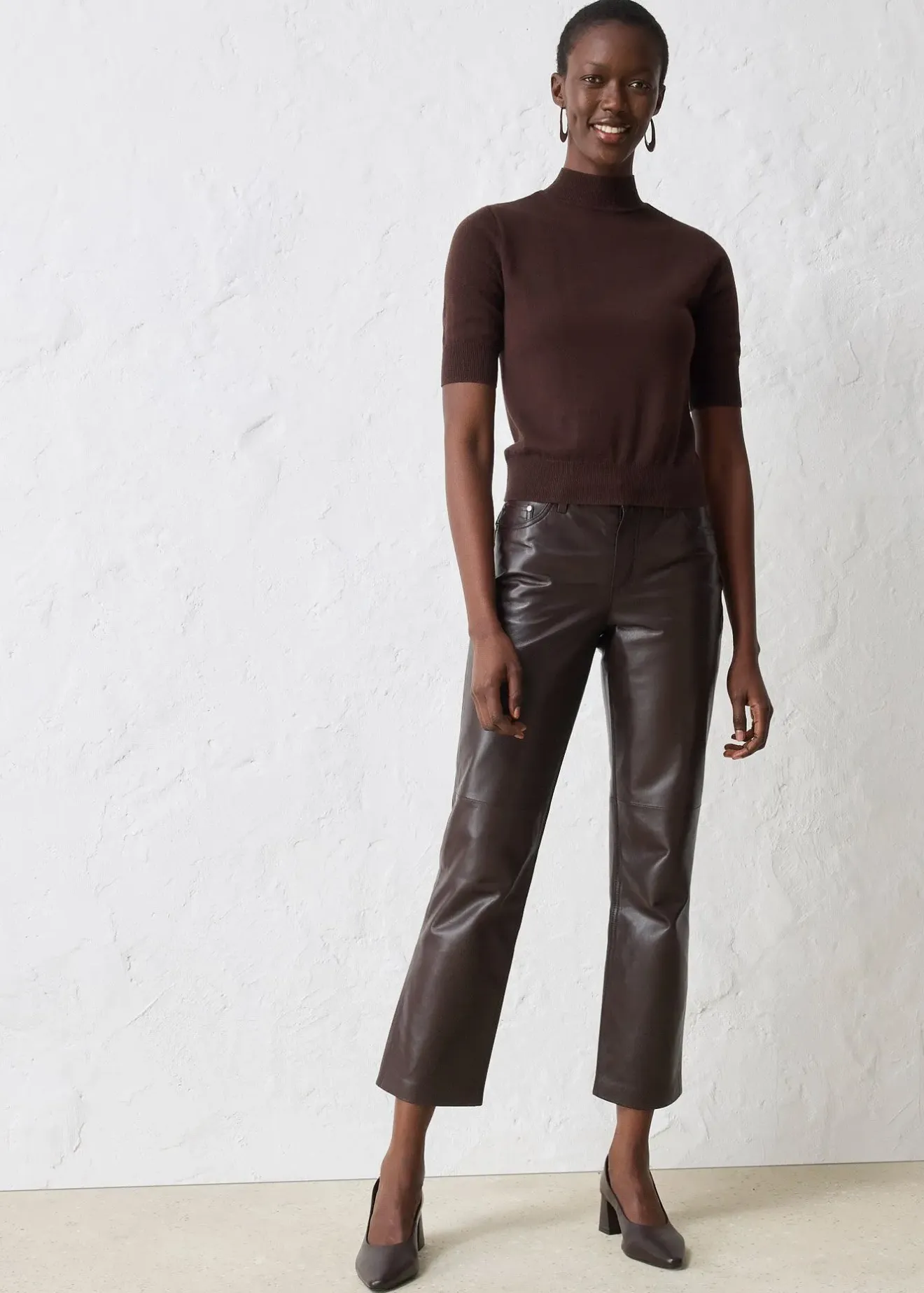 Femme bonprix Maille|Premium|Pull doux à col roulé en laine mélangée