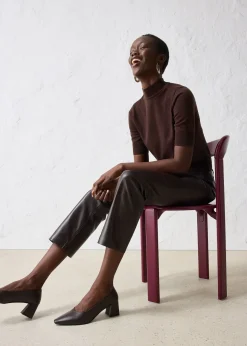 Femme bonprix Maille|Premium|Pull doux à col roulé en laine mélangée