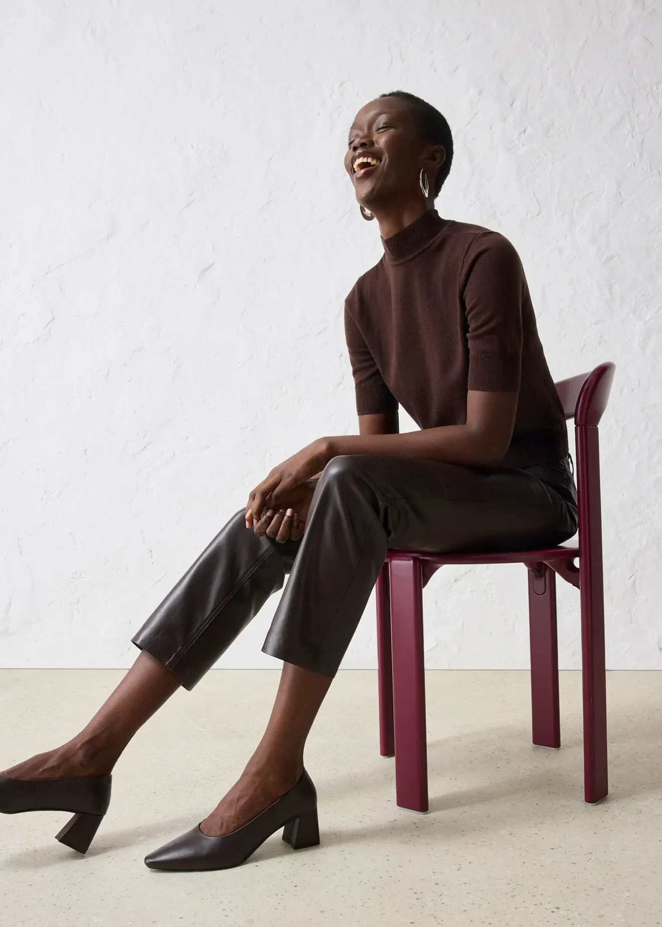 Femme bonprix Maille|Premium|Pull doux à col roulé en laine mélangée