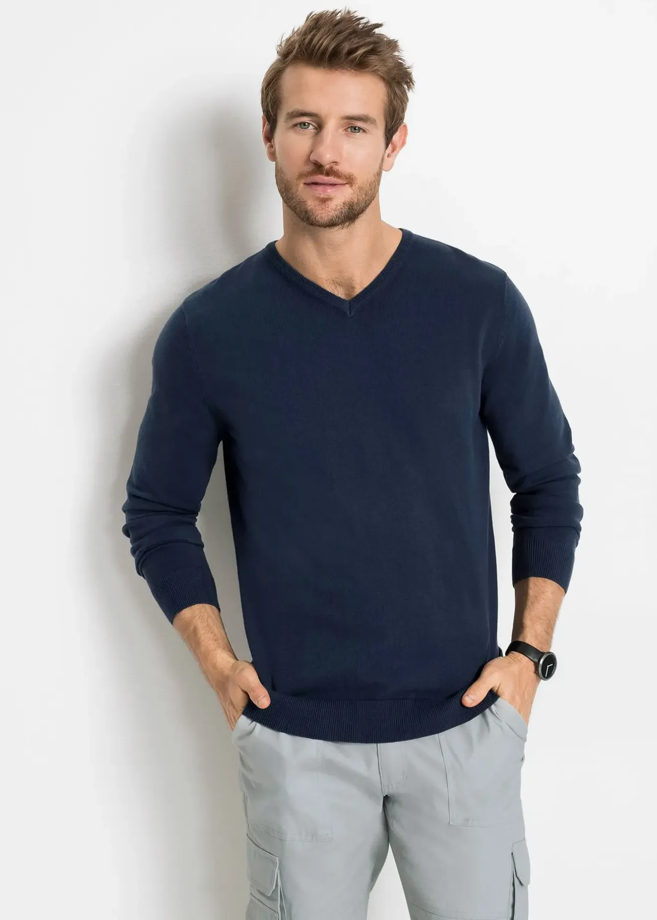 Homme bonprix Pulls & Gilets|Pull doux en fine maille