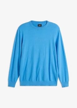 Homme bonprix Pulls & Gilets|Pull doux en fine maille de coton majoritaire