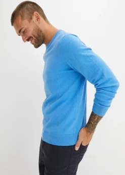 Homme bonprix Pulls & Gilets|Pull doux en fine maille de coton majoritaire