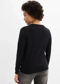 Femme bonprix Maille|Basiques|Pull en fine maille