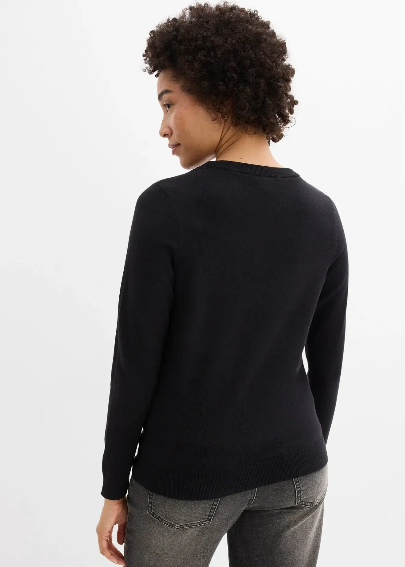 Femme bonprix Maille|Basiques|Pull en fine maille