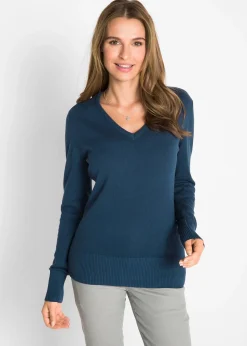 Femme bonprix Maille|Basiques|Pull en fine maille