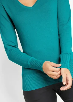 Femme bonprix Maille|Basiques|Pull en fine maille