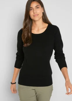 Femme bonprix Maille|Basiques|Pull en fine maille