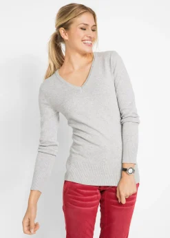 Femme bonprix Maille|Basiques|Pull en fine maille