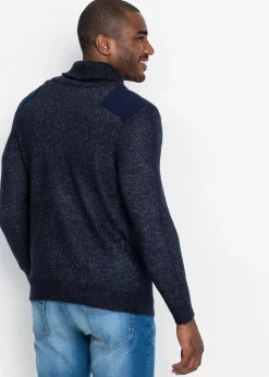 bonprix Pull en fine maille à col châle|Homme Pulls & Gilets