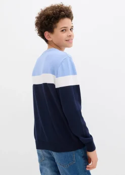 bonprix Pull en fine maille 100% coton|Enfant Vêtements Enfant|Garçons 9-16 Ans·Pulls & Sweats